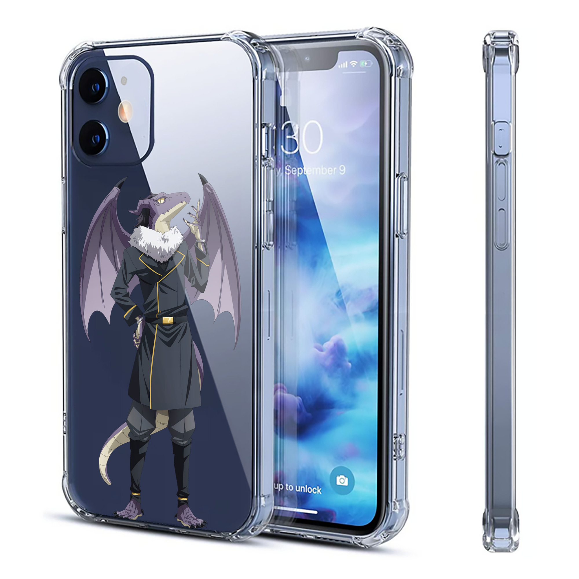 （画像用） 転スラ Regarding Reincarnated to Slime 【iPhone 12シリーズ対応】透明スマホケース（クリアソフトケース）